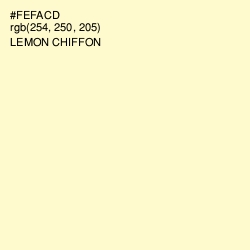 #FEFACD - Lemon Chiffon Color Image